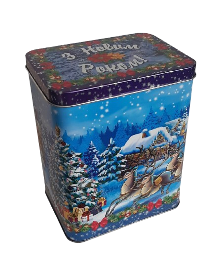 Авторський подарунковий набір «Зимова казка» АЛЬФА-БОГУСЛАВ металева упаковка 704 г